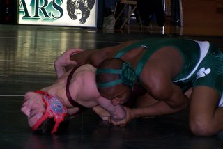 East Brunswick Wrestling Fabian Pleasant - click for larger image