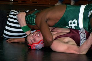 East Brunswick Wrestling Fabian Pleasant - click for larger image