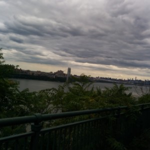 View from long trail in Palisades Park