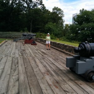 Cannon at Fort Lee Historic Park